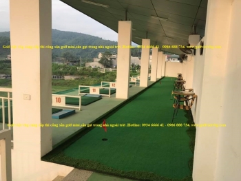 Cung cấp thi công sân green mini & sân tập golf tại Lào Cai