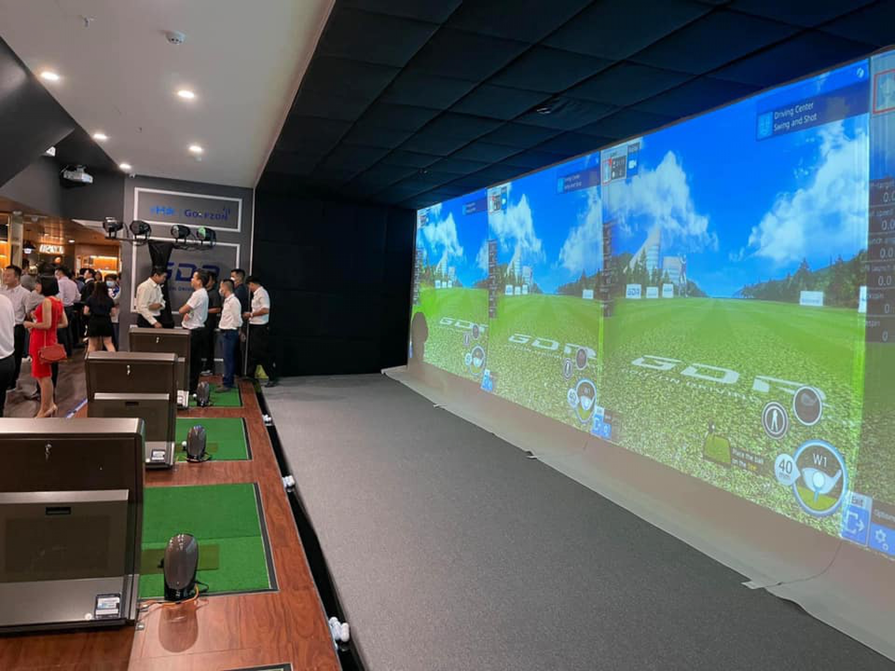 Cung cấp thi công phòng tập golf 3D
